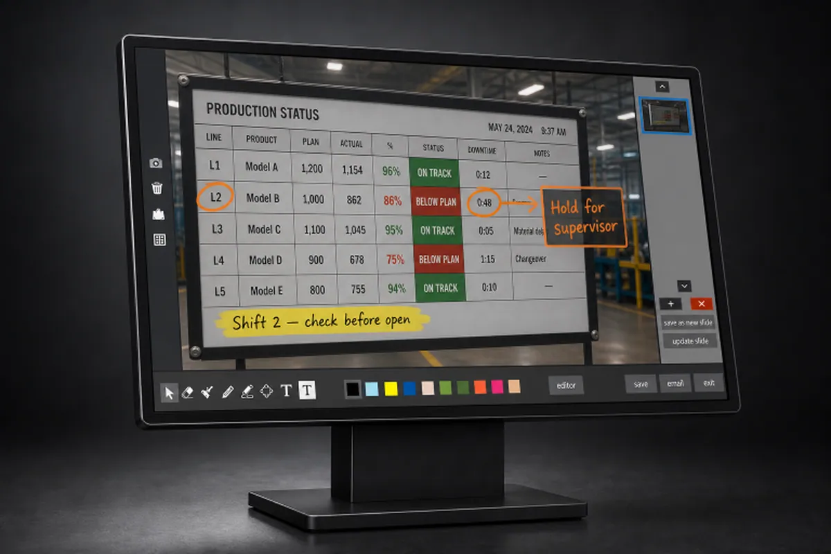 KioskBar interface screenshot